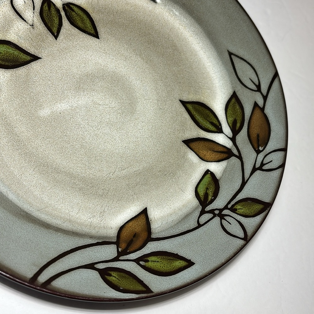 Pfaltzgraff Everyday Rustic Leaves Salad Dessert Plates Set Of 2 Discontinued - Picture 6 of 8